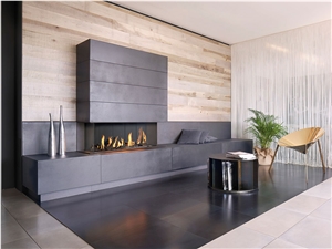Artificial Marble Beige Colors Fireplace Factroy