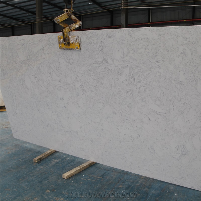 Artificial Stone Slab Carrara White Marble Solid