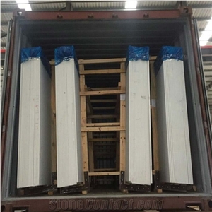 Ivory White Marble Terrazzo Tiles Hwn603