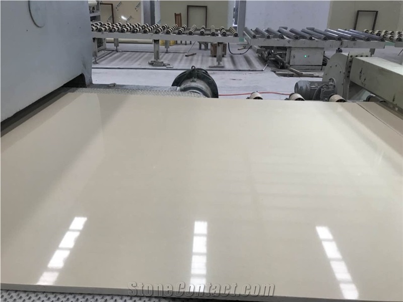 Pure Beige Light Beige Artificial Stone