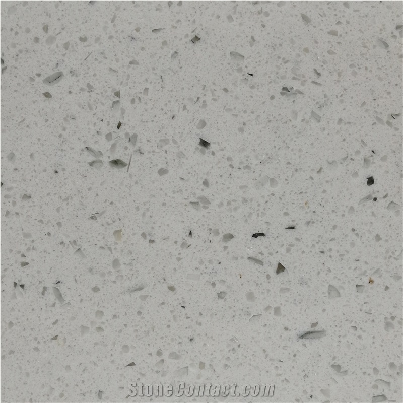 Silver White Marble Artificial Solid Surface Slab