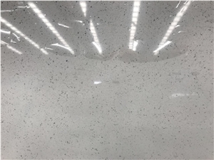 Sparkle Silver White Engineered Marble