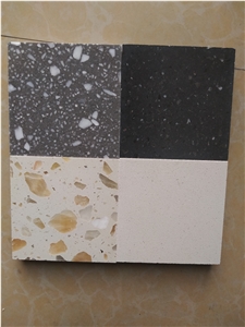 Terrazzo Grey Floor Tile, Cement