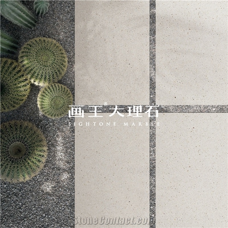 Wood Grain Marble Aggregate Terrazzo Tiles Hwn602