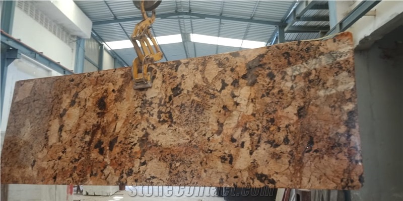 Alaska Gold Granite Slabs