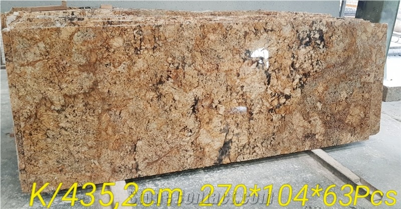 Alaska Gold Granite Slabs