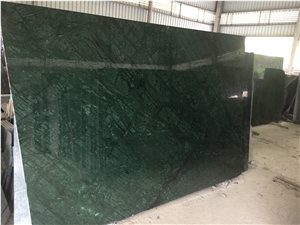 Verde Guatemala, Forest Green Marble Slabs