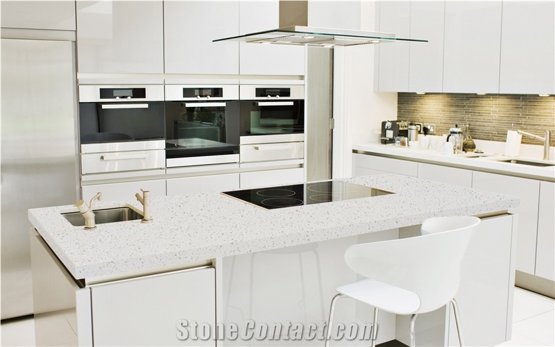 Arva White Quartz Slabs