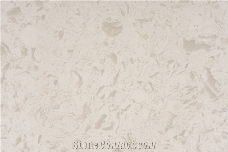 Bianco Pearl Quartz Slab