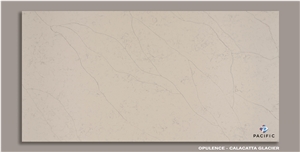 Calacatta Glacier Quartz Slab
