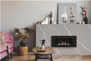 Calacatta Smoky Quartz Slab
