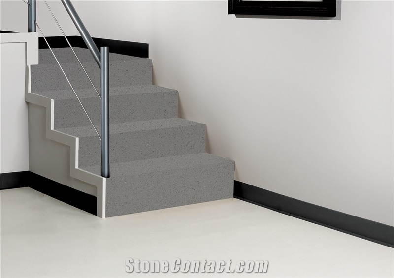 Classic Gray Quartz Slab