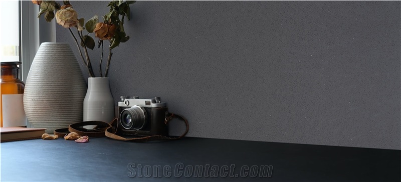 Gray Blizzard Quartz Slabs