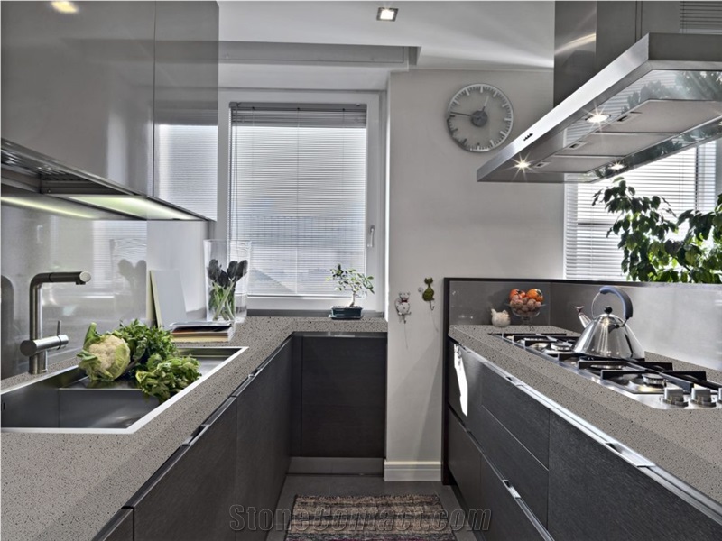 Pietra Gray Quartz Slab