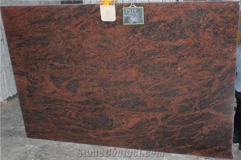 Red Multi Granite Slabs