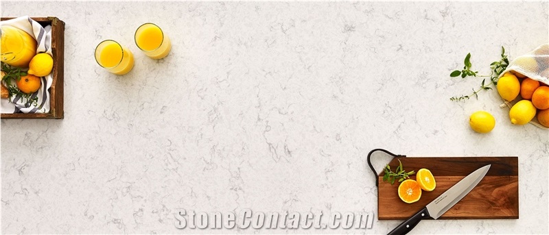 Toffee Lite Quartz Slab