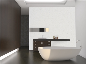 White Shimmer Quartz Slabs