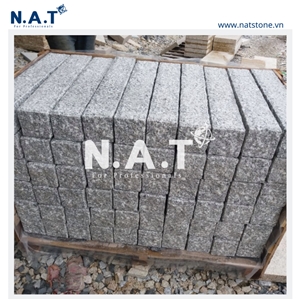 Vietnam White Granite Palisades Flamed Or Cleaved