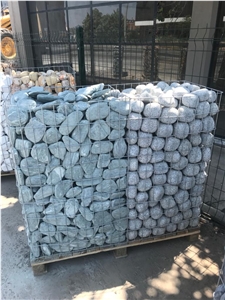 Tumbled Stone Gabion for Garden Design