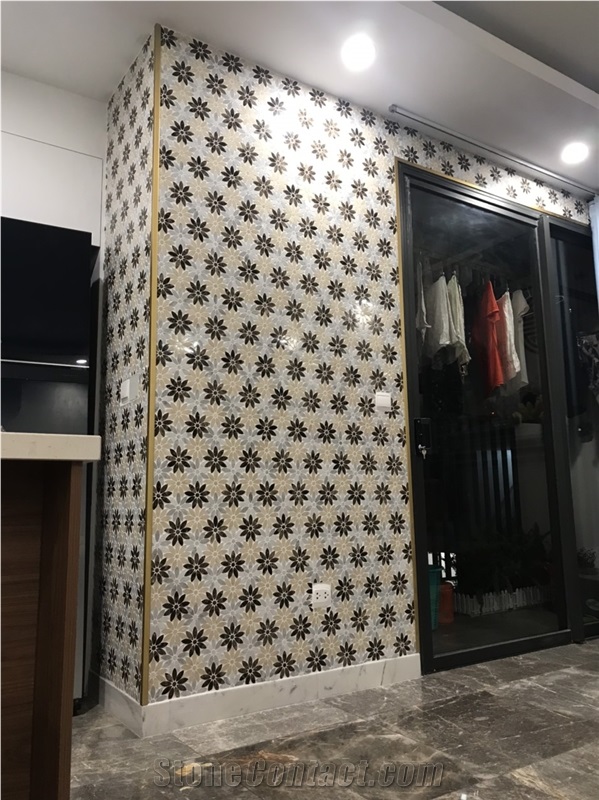 Flower Mosaic Tile