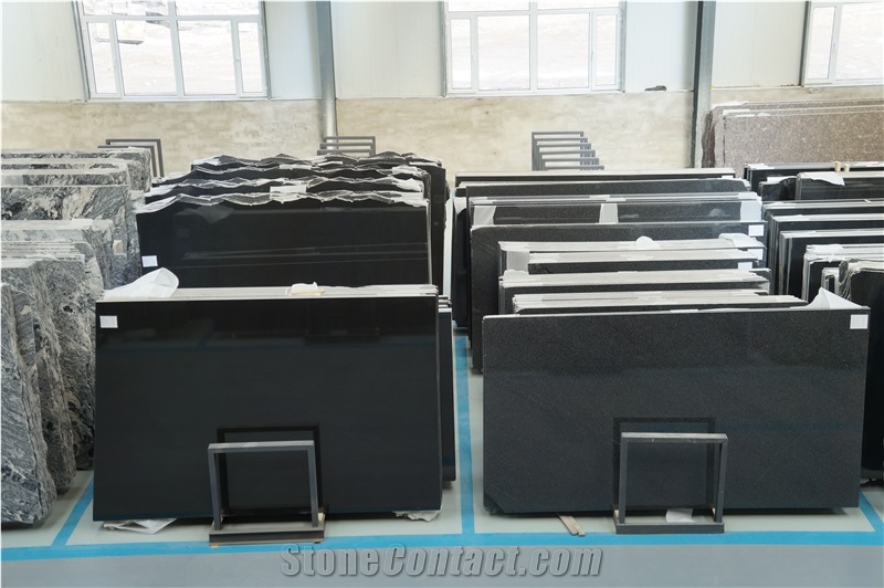 A Grade Shanxi Black Granite Quarry Owner - Factory Slab