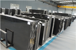 A Grade Shanxi Black Granite Quarry Owner - Factory Slab