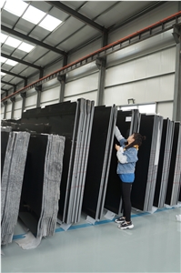 A Grade Shanxi Black Granite Quarry Owner - Factory Slab