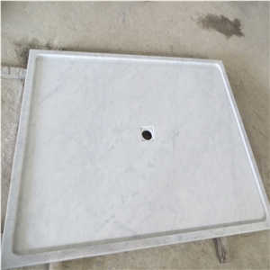 Bianco Carrara Marble Shower Tray, Bathroom Bases