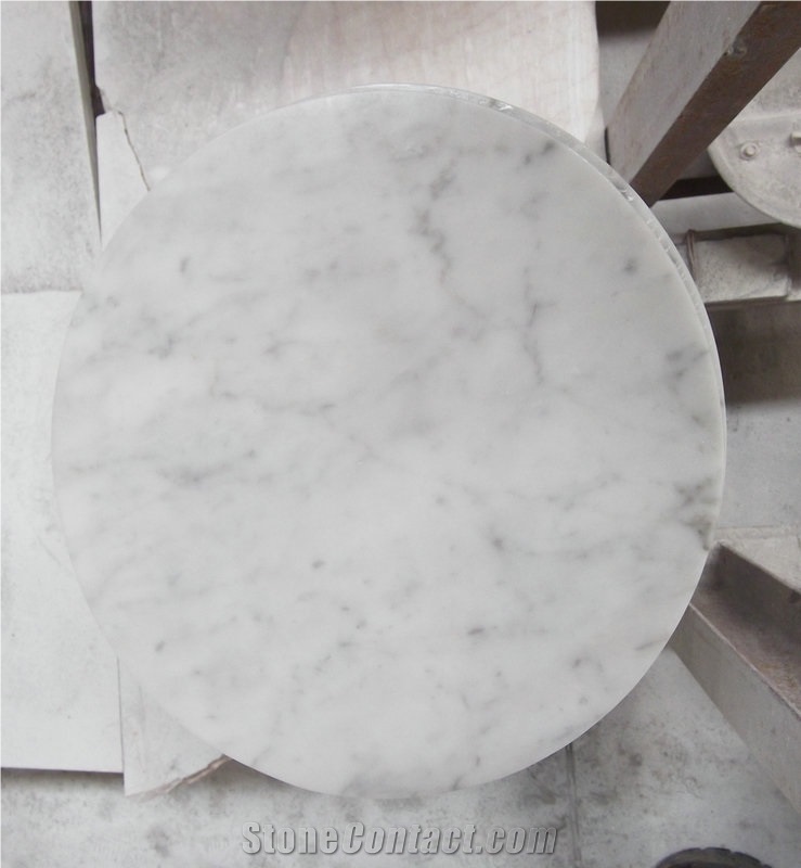 Bianco Carrara Marble Vanity Top / Bathroom Counterptop Hotel Design