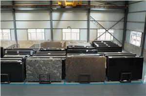 China Desert Brown Diamond Granite Slab / Floor Tile