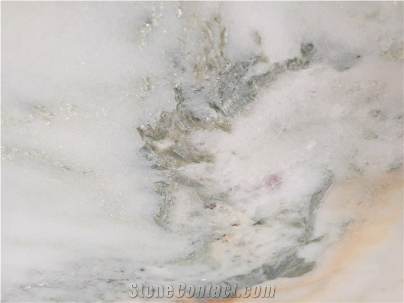 China Oriental White Marble Slab, Wall Cladding