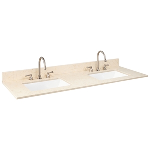 Gala Beige Marble Vanity Top / Bathroom Worktop