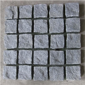 Grey Granite Cobble Stone, Cube Stone