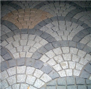 Grey Granite Cobble Stone, Cube Stone