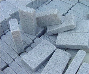 Grey Granite Cobble Stone, Cube Stone
