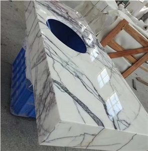 Milas Lilac Dark Marble Slab Glossy Polished Tile