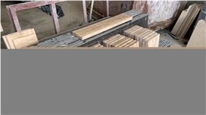 Persian Travertine Split Brick Cube Stone Pavers