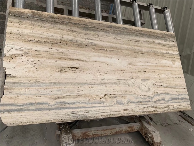 Persian Travertine Split Brick Cube Stone Pavers