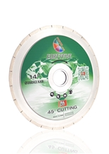 Fortyfive - Miter Cut on 3÷12 Mm. Of Ceramic Slabs Cutting Blades