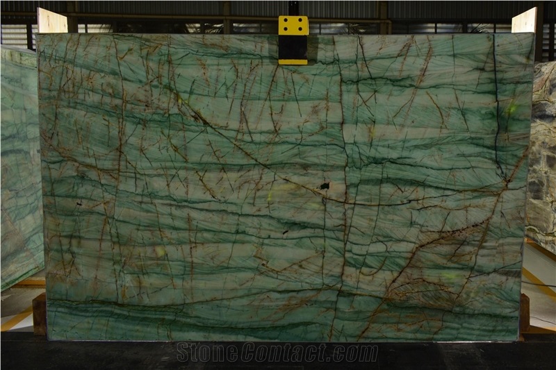 Da Vinci Quartzite Slabs, Brazil Green Quartzite