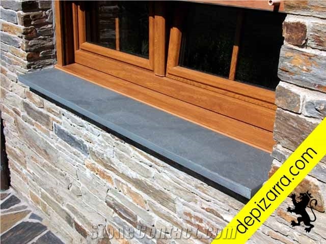 Negro Bierzo Slate Sawn Window Sills