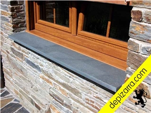 Negro Bierzo Slate Sawn Window Sills