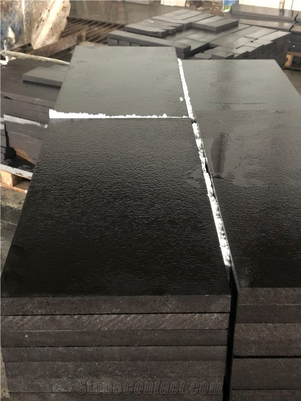 Basalt Stone Slabs & Tiles, India Black Basalt