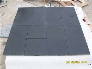 Basalt Stone Slabs & Tiles, India Black Basalt