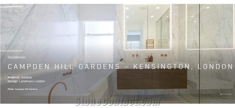Volakas Marble Residetial Bathroom Design