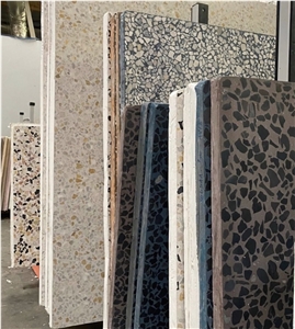 Real Concrete Terrazzo Tiles and Slabs