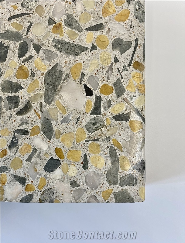 Real Concrete Terrazzo Tiles and Slabs