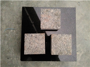 Panther Yellow Granite Split Paving Tiles