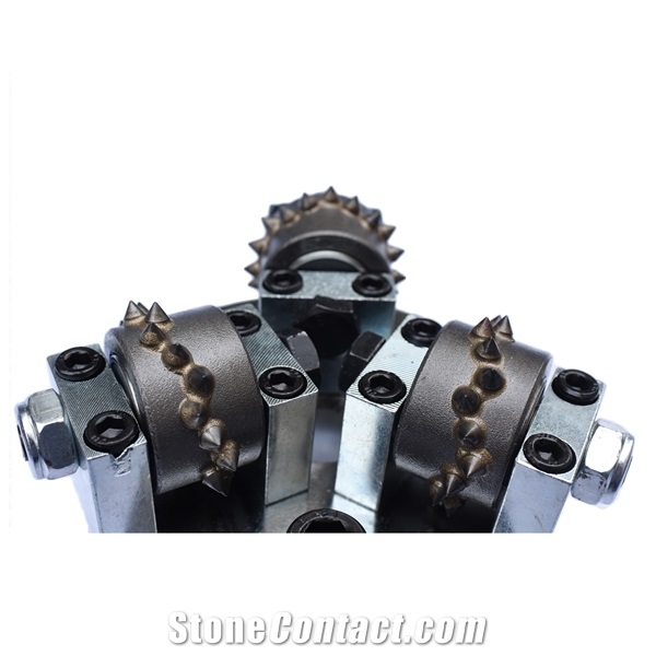 Cone Teeth Coarse Lichi Finish Bush Hammer Wheel