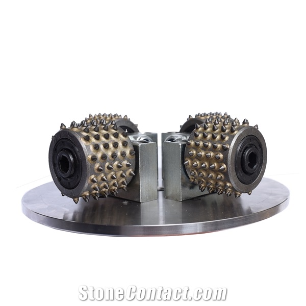 Hot Sale 99 Spike 200mm Plate Rotary Bush Hammer